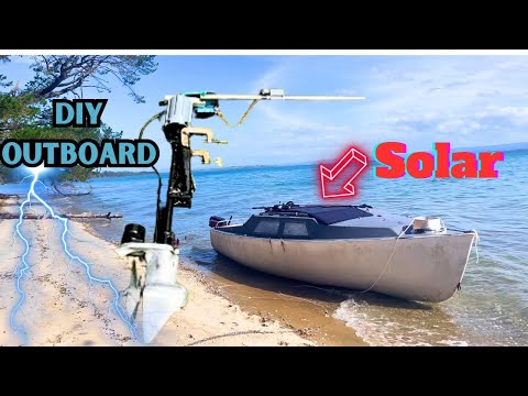 Unlimited Range Solar Boat, Electric Seagull Motor