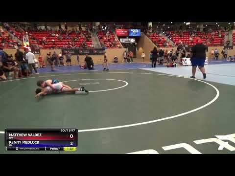 97 Lbs Champ. Round 1 - Matthew Valdez, NM Vs Kenny Medlock, OK De8c