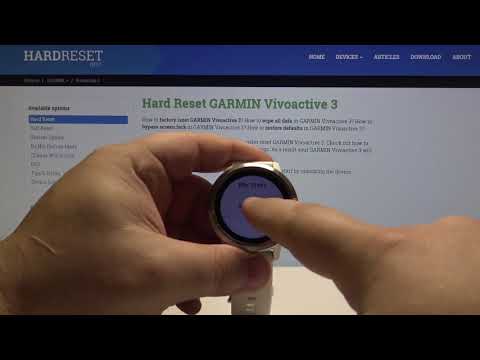 HARD RESET GARMIN Vivoactive 3 - Restore Defaults / Factory Reset GARMIN Watch