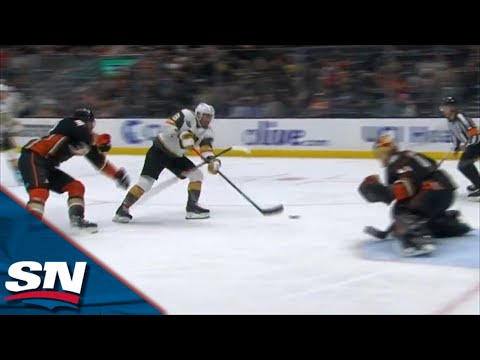 William Carrier Races Up Ice And Fights Off Derek Grant To Score