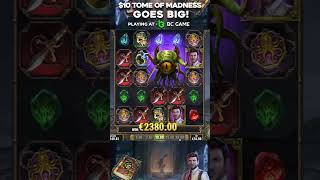 BIG WIN!! TOME OF MADNESS #slots #bcgame #highstakes #slot #casinogame  #gambling #ad Video Video