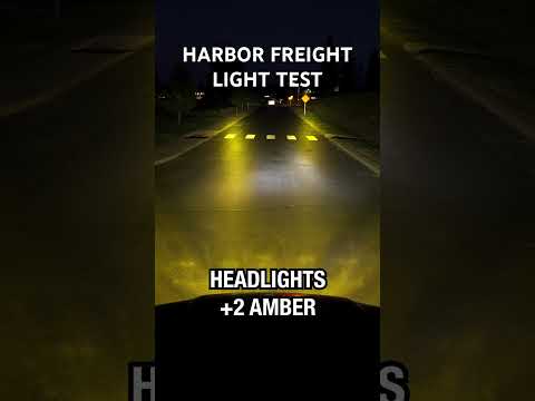 Testing the Harbor Freight Roadschock Edge Lights #harborfreight #offroadlights #toyotasequoia