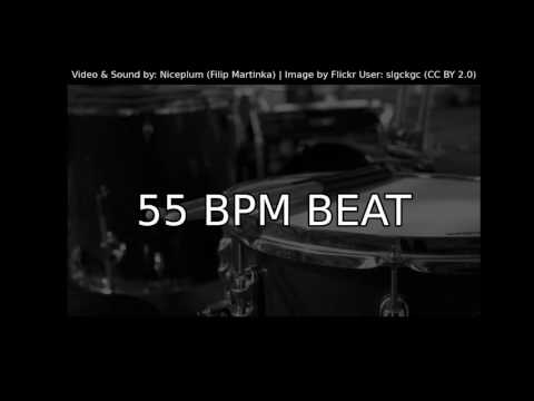 55 BPM - Drumbeat Backing for Guitar / Bass (909ish)