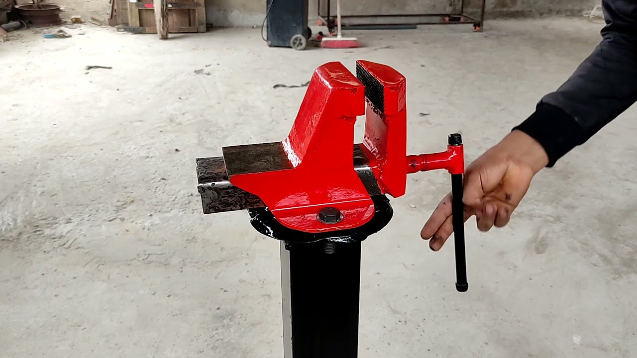 COMO HACER UNA BASE para TORNILLO DE BANCO