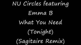 Nu Circles featuring Emma B - What You Need (Tonight)