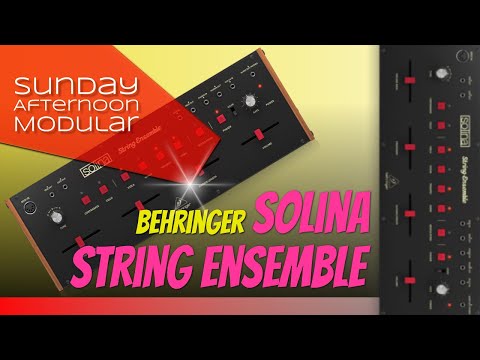 Behringer Solina String Ensemble - AMAZING PAD SOUNDS! (Functions, History and Sound Demo)