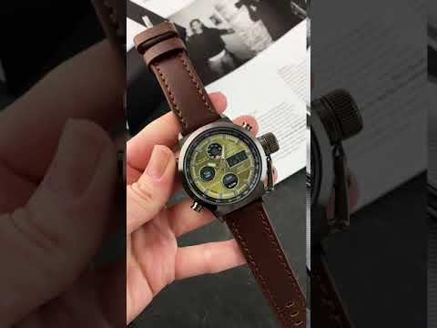 Обзор часов AMST 3003 Black-Green-Brown Wristband