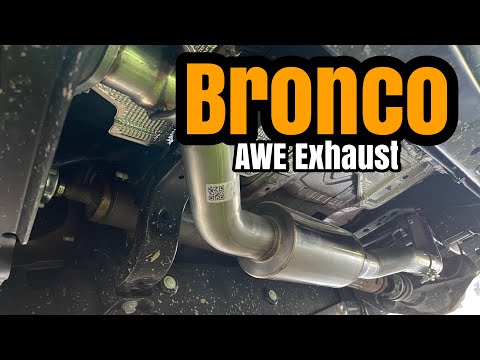 AWE off road exhaust sound in our new Ford Bronco - 3 month review