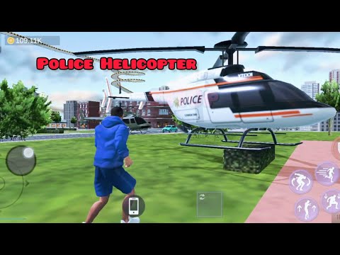 Police Helicopter in Indian Driving Open World