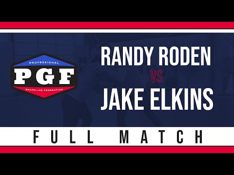 Jake Elkins (10p Purple Belt) vs Randy Roden (BJJ Blue Belt) - PGF FULL MATCH