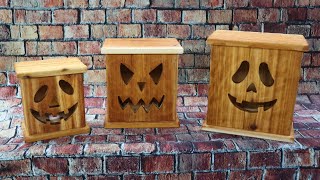 Three Shop-Made Pumpkins