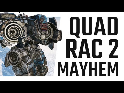 Quad RAC 2 Mayhem with the Fafnir - Mechwarrior Online The Daily Dose #1058