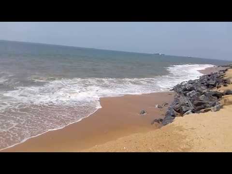 Mangalore#beach#ullal#high tide.