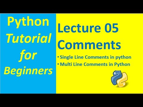 Comments in Python | Single Line and Multi Line Comments in Python