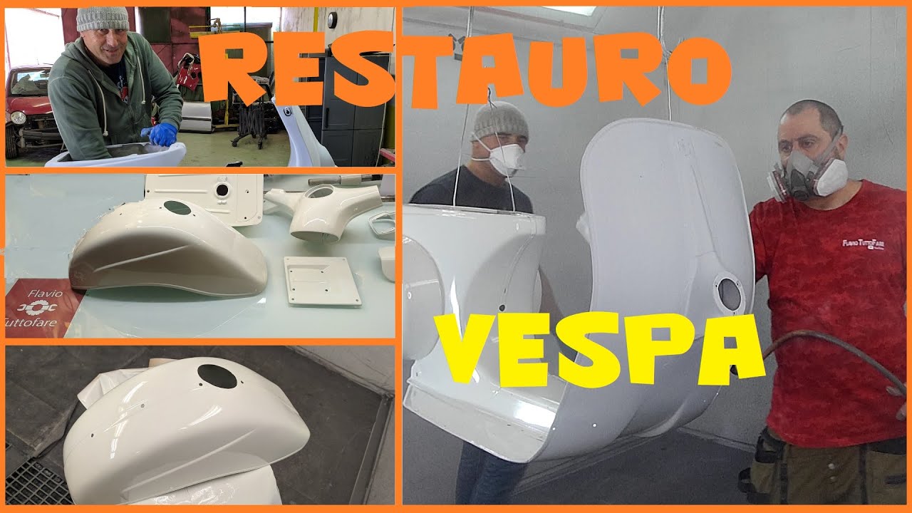 Come verniciare una vespa originale del 73