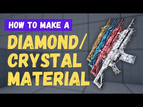 How To Make A Diamond/Crystal Material - Unreal Engine 5 Material Tutorial