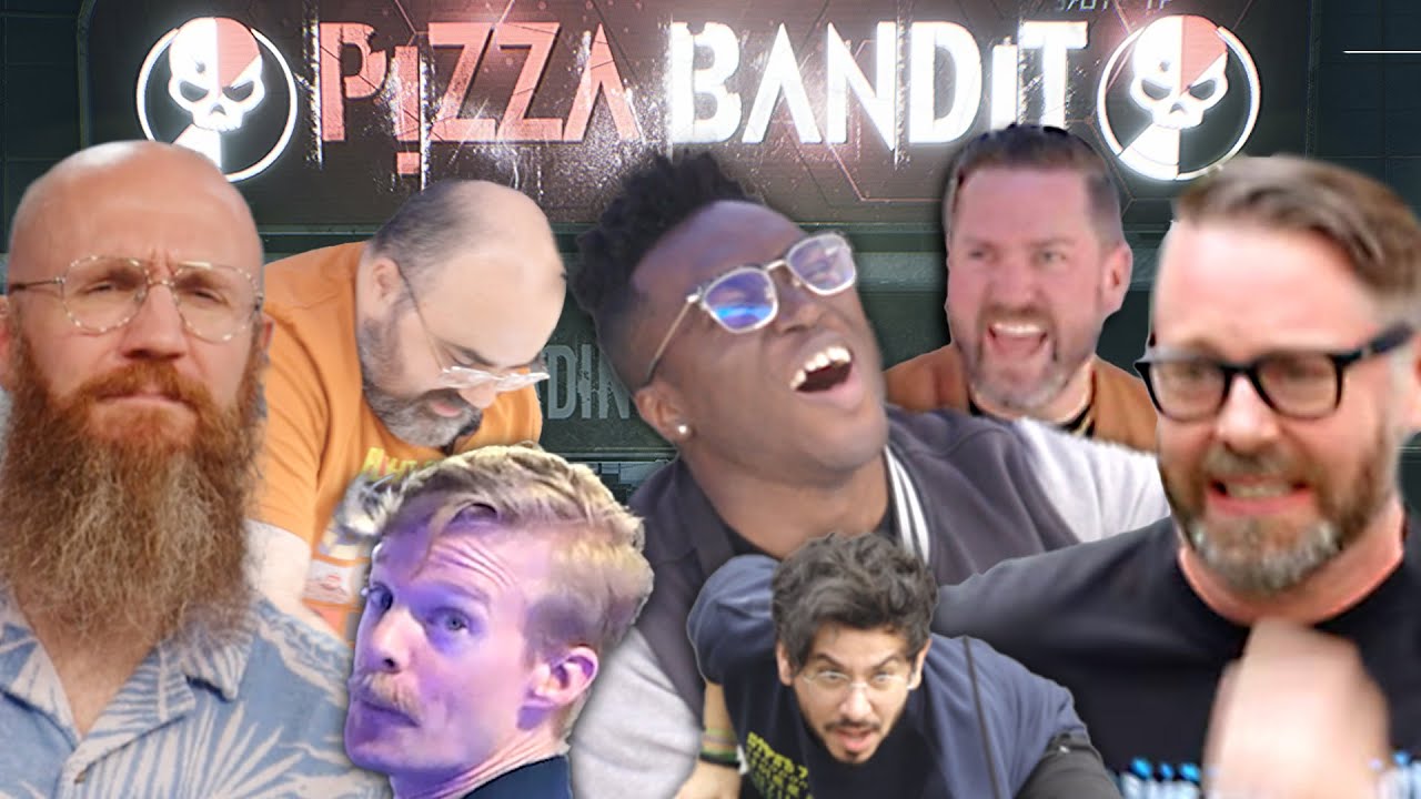 Kinda Funny & Giant Bomb Make Pizzas and Play Pizza Bandit! 