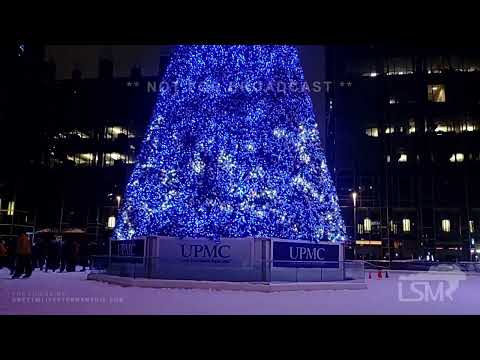 12-13-2025 Pittsburgh,  PA - Snow storm in the city