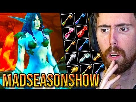 Asmongold Reacts To THE BEST Classic WoW Guide To Secret Bosses, Keys & Attunements - Madseasonshow