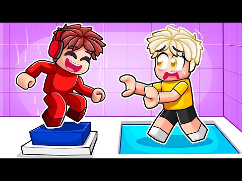 Playing 2 PLAYER TEAMWORK PUZZLES in Roblox!