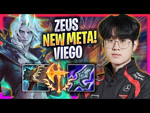 ZEUS CRAZY NEW META VIEGO TOP! - T1 Zeus Plays Viego JUNGLE vs Lee Sin! | Season 2024