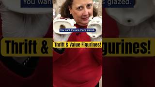 Find & Value Ceramic Figurines Thrift Shopping by Dr. Lori