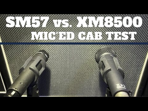 Shure SM57 vs Behringer XM8500 Recording a Guitar Cabinet