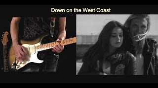 Lana Del Rey - West Coast Guitar Cover and Solo ( with Lyrics )