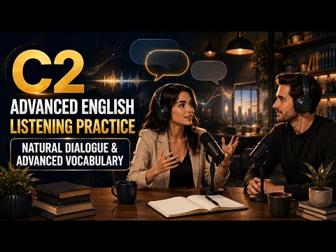 C2 Advanced English Listening Practice | Natural Dialogue & Advanced Vocabulary