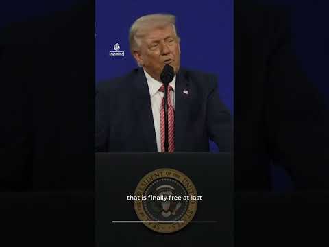 Trump says US-Israeli war on Iran creating a new Middle East | AJ #shorts