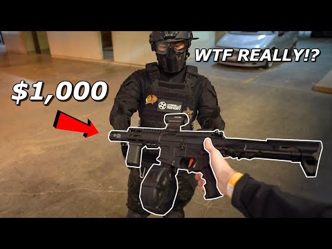 SURPRISING a Fan with a $1,000+ Custom ARP-9! Airsoft War/Gameplay!