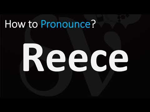 How to Pronounce Reece? (CORRECTLY)