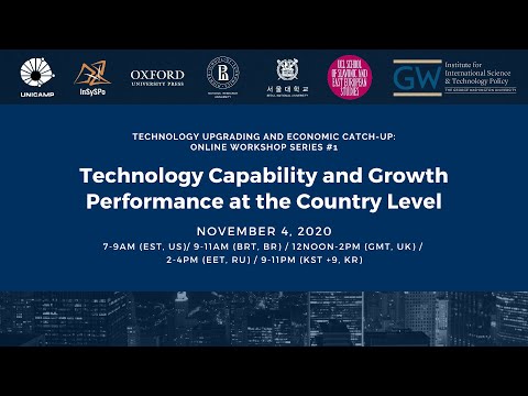 Technology Upgrading and Economic Catch-Up (workshop #1)