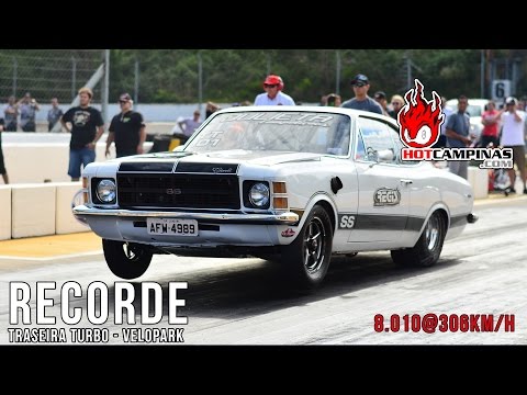 Novo Opala Turbo Traseira mais rápido do Brasil  8.010@306km/h