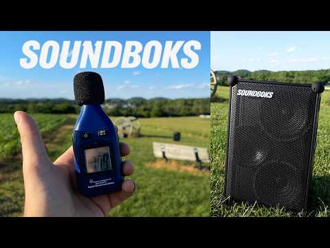 I was afraid to play them at home! Max Volume Test - Soundboks