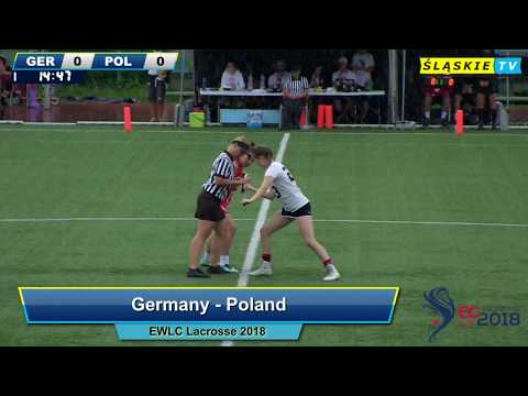 Germany - Poland 20:1 // EWLC Lacrosse 2018