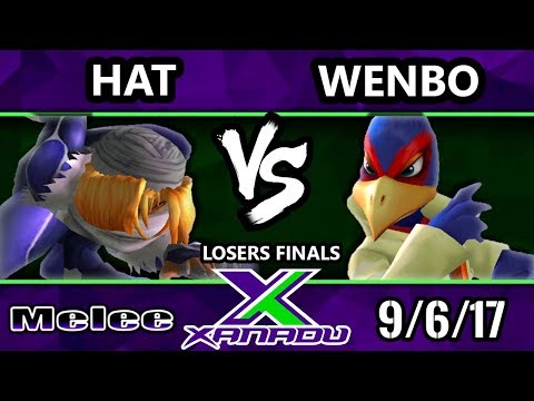 S@X 218 - Wenbo (Falco) Vs. Hat (Sheik, Marth) - Smash Melee Losers Finals - SSBM