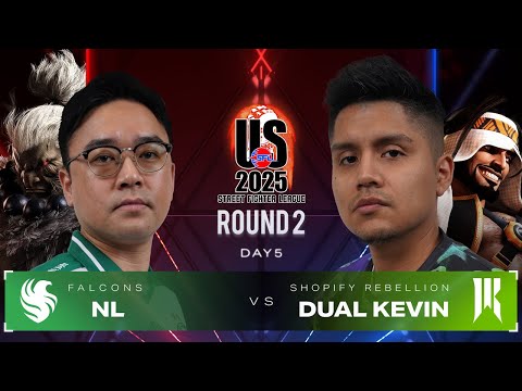 NL (Akuma) vs. Dual Kevin (Rashid) - Falcons vs. SR - Street Fighter League US 2025 Day 5