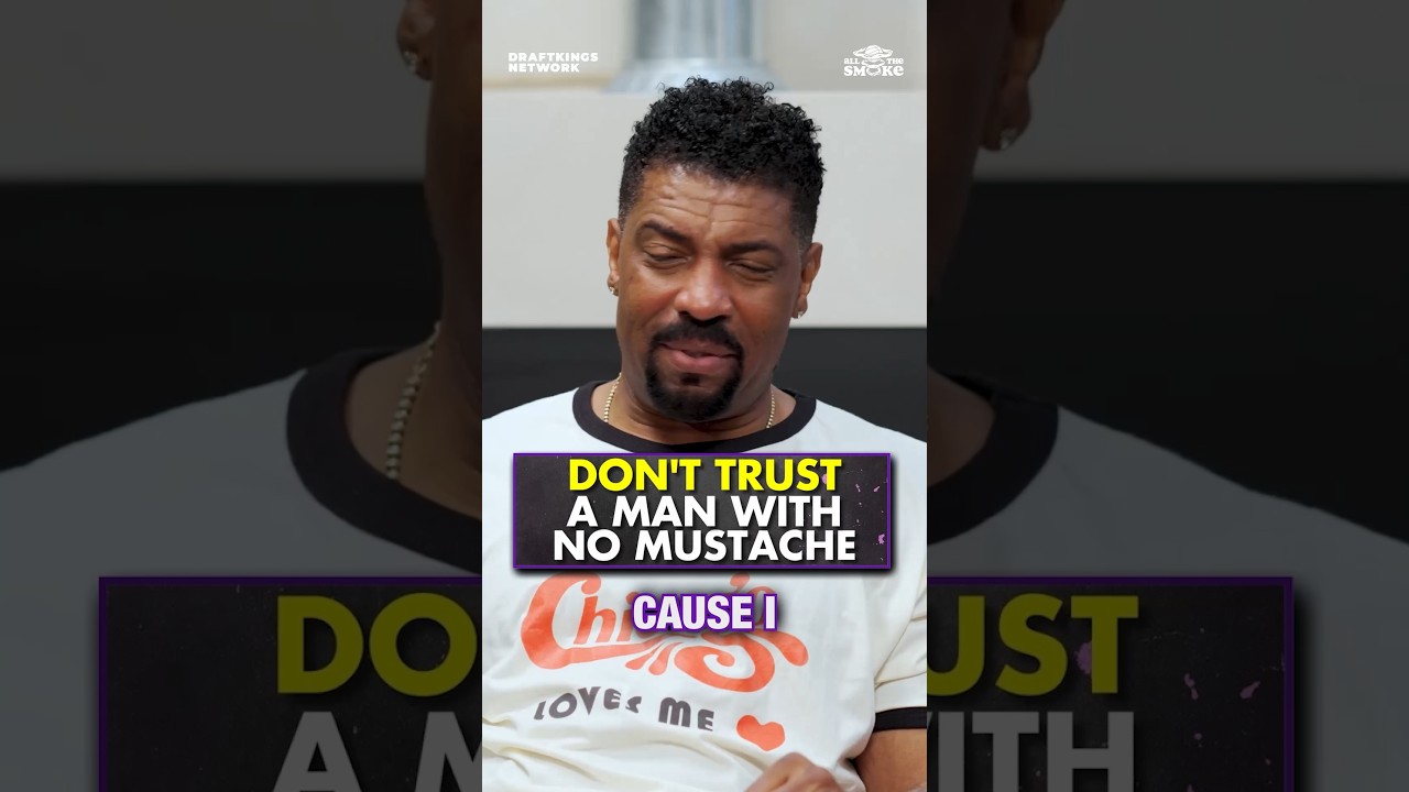 Deon Cole ain't trustin' no brothas with a clean shave... except THREE 😂