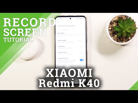 How to Use Screen Touches in Screen Recording on XIAOMI Redmi K40 – Turn On / Off Screen Touches