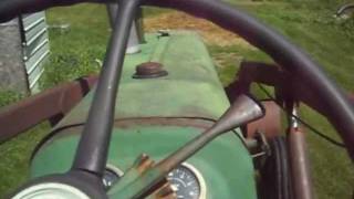 Oliver 770 tractor walk around and cold start