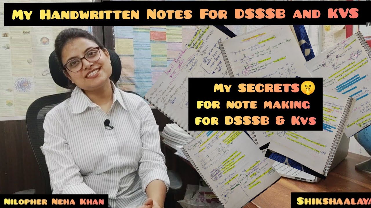 MY DSSSB HANDWRITTEN NOTES || DSSSB 2022 NOTE MAKING STRATEGY AND TIPS || MY DSSSB HANDWRITTEN NOTES