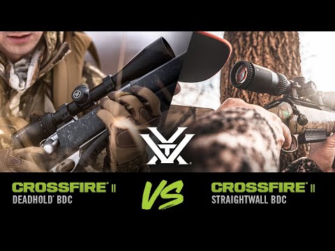 The Crossfire® II 3-9x50 Straight-Wall vs. the Crossfire® II 3-9x50. What’s the difference?