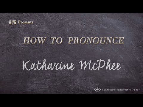 How to Pronounce Katharine McPhee (Real Life Examples!)