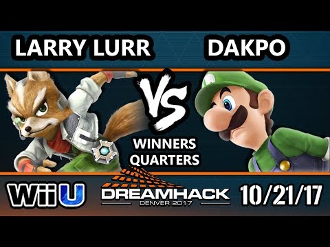 DHDEN17 Smash 4 - MSF | Larry Lurr (Fox) Vs. Dakpo (Luigi) - Wii U Singles WQF