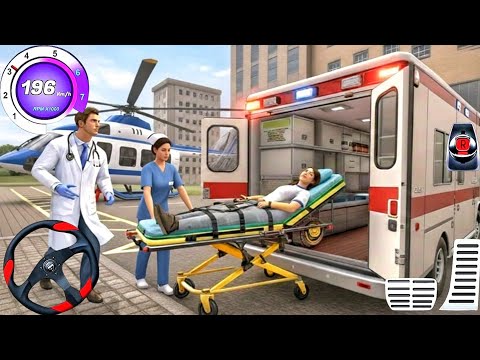 Real New Ambulance Rescue Driving 3D Simulator Games 911 US Emergency Landing Video Android Gameplay