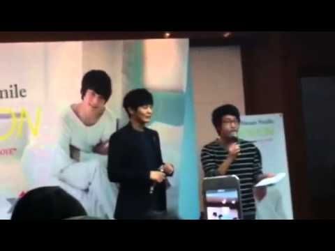 140118 JooWon Sweet Smile Fanmeet PressCon