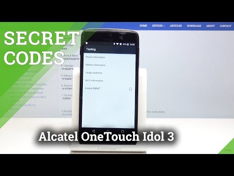 Secret Codes Alcatel OneTouch Idol 3 - Hidden Mode / Advanced Options
