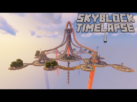 Skyblock Timelapse I - Minecraft Speedbuild [4K 60fps]