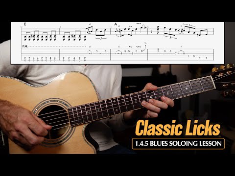 3 Classic Solo Blues Guitar Licks - Play By Yourself!